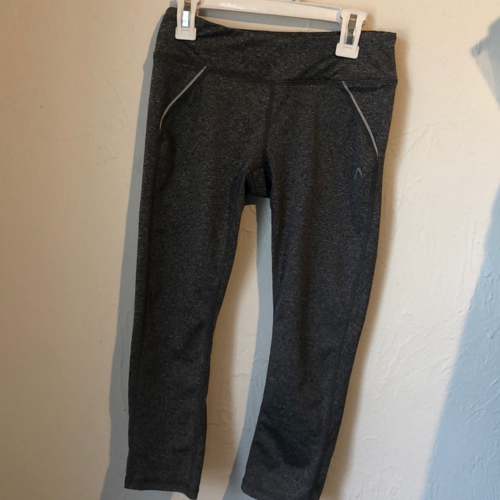 Gray yoga pants
